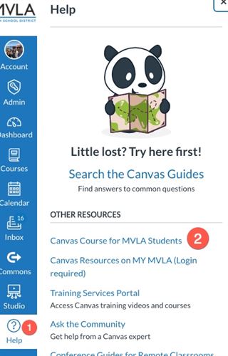 Canvas Course for MVLA Students