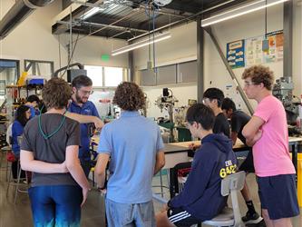 Students in LAHS Robotics